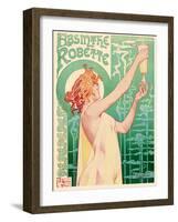 Absinthe Robette - Vintage Advertising Poster, 1896-Henri Privat Livemont-Framed Art Print