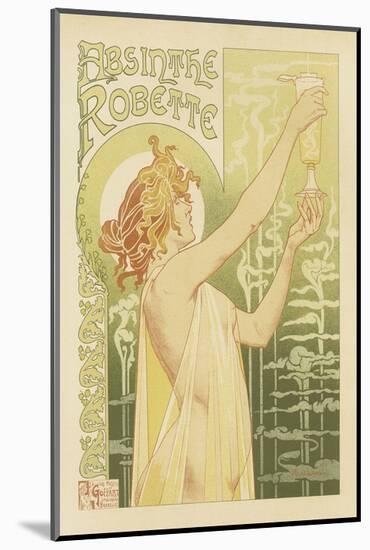 Absinthe Robette-Privat Livemont-Mounted Art Print