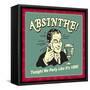 Absinthe1899-Retrospoofs-Framed Stretched Canvas