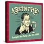 Absinthe1899-Retrospoofs-Stretched Canvas