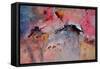 Abstract 015082-Pol Ledent-Framed Stretched Canvas