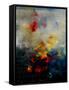 Abstract 0805-Pol Ledent-Framed Stretched Canvas