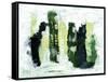 Abstract 1 Green-Summer Tali Hilty-Framed Stretched Canvas