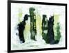 Abstract 1 Green-Summer Tali Hilty-Framed Giclee Print