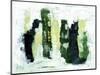 Abstract 1 Green-Summer Tali Hilty-Mounted Premium Giclee Print