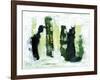 Abstract 1 Green-Summer Tali Hilty-Framed Giclee Print