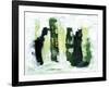 Abstract 1 Green-Summer Tali Hilty-Framed Giclee Print