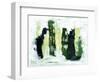 Abstract 1 Green-Summer Tali Hilty-Framed Giclee Print