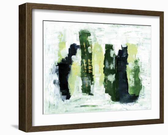 Abstract 1 Green-Summer Tali Hilty-Framed Giclee Print