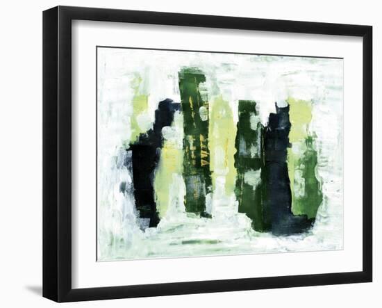 Abstract 1 Green-Summer Tali Hilty-Framed Giclee Print