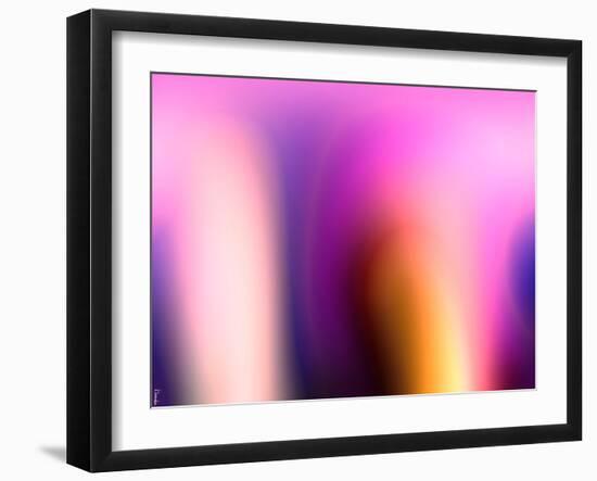 Abstract 18-Shiroki Kimaneka-Framed Giclee Print