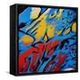 Abstract 1-Abstract Graffiti-Framed Stretched Canvas