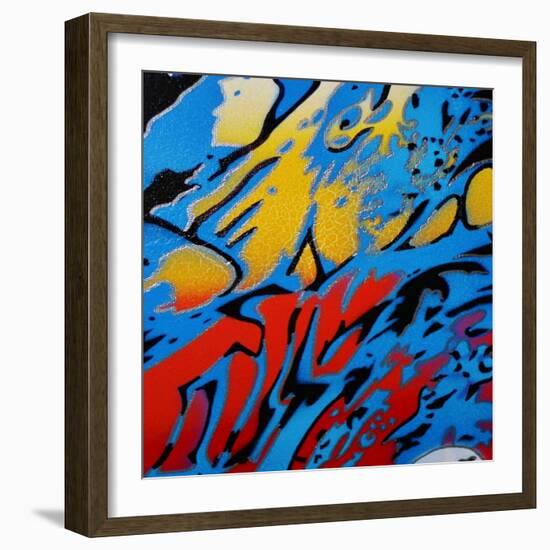 Abstract 1-Abstract Graffiti-Framed Giclee Print