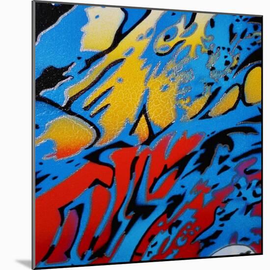 Abstract 1-Abstract Graffiti-Mounted Giclee Print