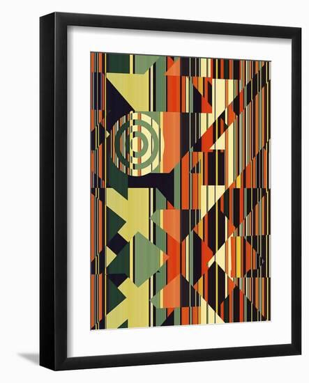 Abstract 1V-Art Deco Designs-Framed Giclee Print