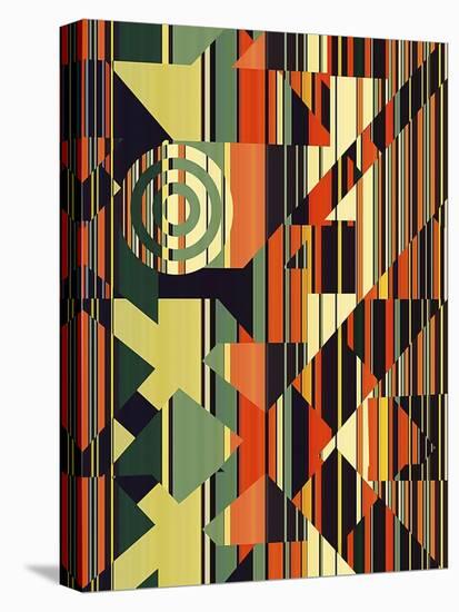 Abstract 1V-Art Deco Designs-Stretched Canvas