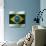 Abstract 2014 World Cup Poster-vipervxw-Art Print displayed on a wall