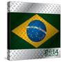 Abstract 2014 World Cup Poster-vipervxw-Stretched Canvas