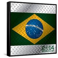 Abstract 2014 World Cup Poster-vipervxw-Framed Stretched Canvas