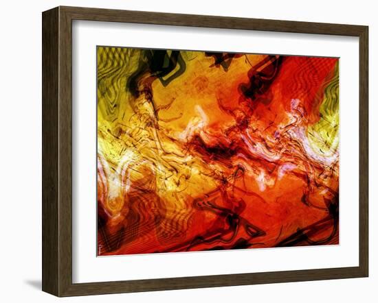 Abstract 21-Shiroki Kimaneka-Framed Giclee Print