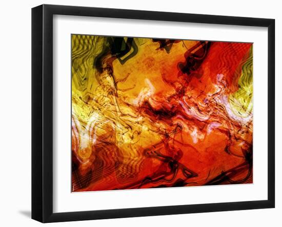 Abstract 21-Shiroki Kimaneka-Framed Giclee Print