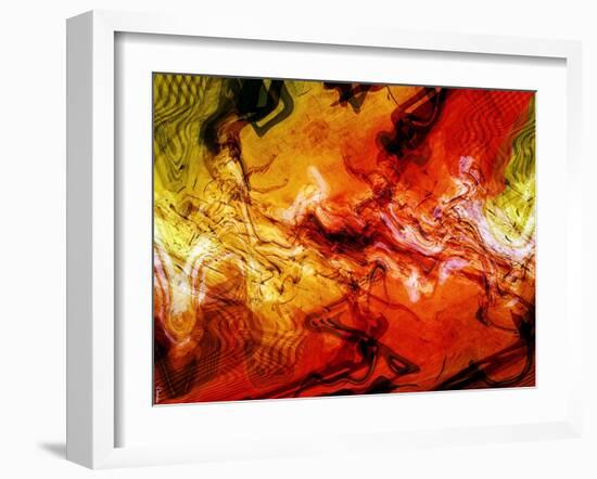 Abstract 21-Shiroki Kimaneka-Framed Giclee Print