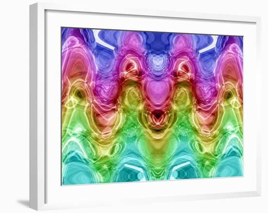 Abstract 22-Shiroki Kimaneka-Framed Giclee Print