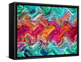 Abstract 26-Shiroki Kimaneka-Framed Stretched Canvas