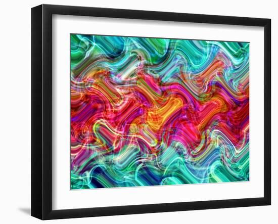 Abstract 26-Shiroki Kimaneka-Framed Giclee Print