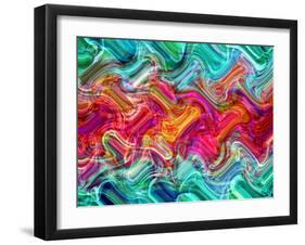 Abstract 26-Shiroki Kimaneka-Framed Giclee Print