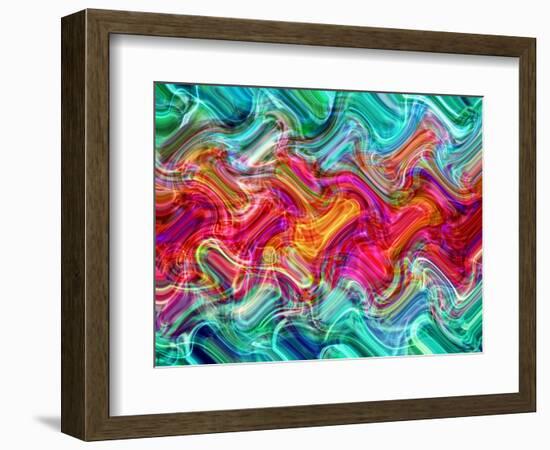 Abstract 26-Shiroki Kimaneka-Framed Giclee Print