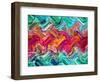 Abstract 26-Shiroki Kimaneka-Framed Giclee Print