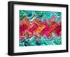 Abstract 26-Shiroki Kimaneka-Framed Giclee Print