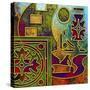 Abstract 3-Art Deco Designs-Stretched Canvas