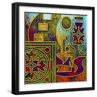 Abstract 3-Art Deco Designs-Framed Giclee Print