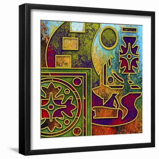 Abstract 3-Art Deco Designs-Framed Giclee Print