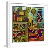Abstract 3-Art Deco Designs-Framed Giclee Print