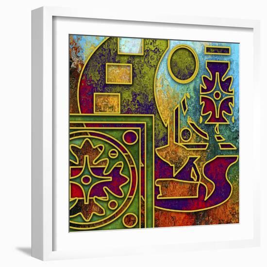 Abstract 3-Art Deco Designs-Framed Giclee Print