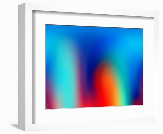 Abstract 40-Shiroki Kimaneka-Framed Giclee Print