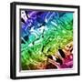 Abstract 51-Shiroki Kimaneka-Framed Giclee Print