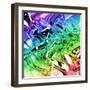 Abstract 53-Shiroki Kimaneka-Framed Giclee Print