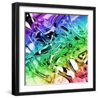 Abstract 53-Shiroki Kimaneka-Framed Giclee Print