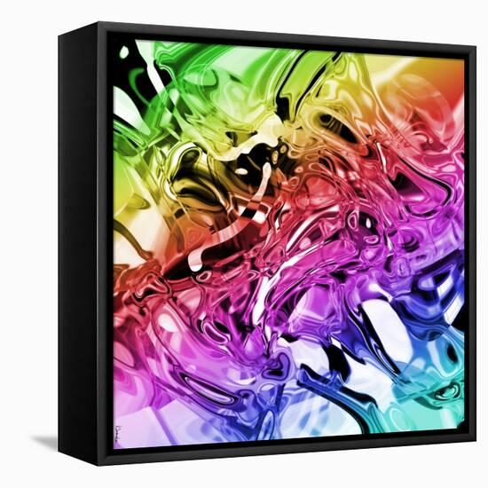 Abstract 54-Shiroki Kimaneka-Framed Stretched Canvas