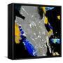 Abstract 5561-Pol Ledent-Framed Stretched Canvas