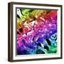 Abstract 55-Shiroki Kimaneka-Framed Giclee Print