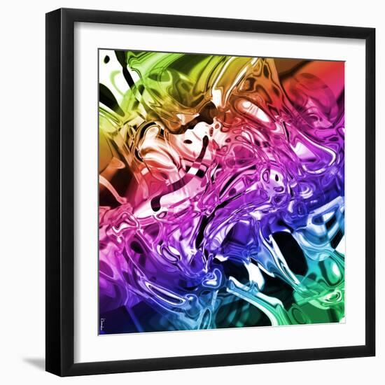 Abstract 55-Shiroki Kimaneka-Framed Giclee Print