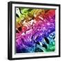 Abstract 55-Shiroki Kimaneka-Framed Giclee Print