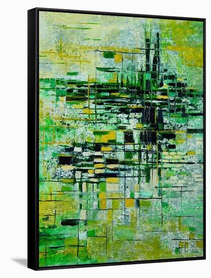 Abstract 5-Pol Ledent-Framed Stretched Canvas