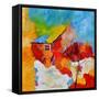 Abstract 7741302-Pol Ledent-Framed Stretched Canvas