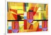 Abstract A2-Ata Alishahi-Framed Giclee Print